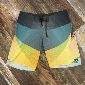 Men’s Billabong swim trunks. 38